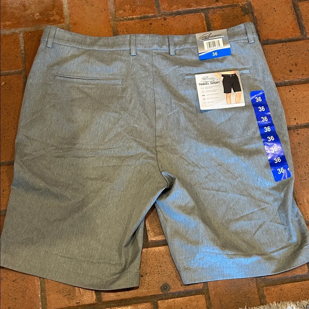 Greg Norman Men's Gray Travel Shorts